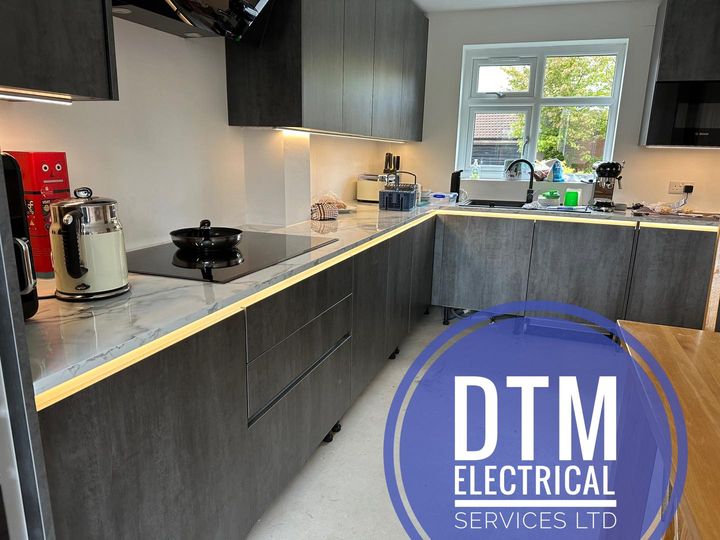 Kitchen Worktop lighting Installation